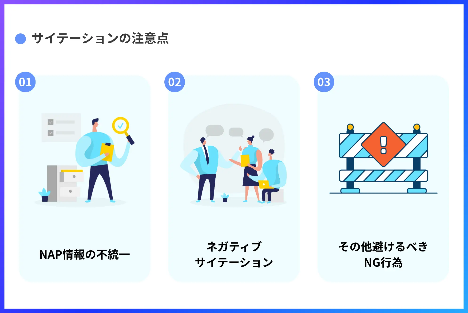 サイテーションの注意点