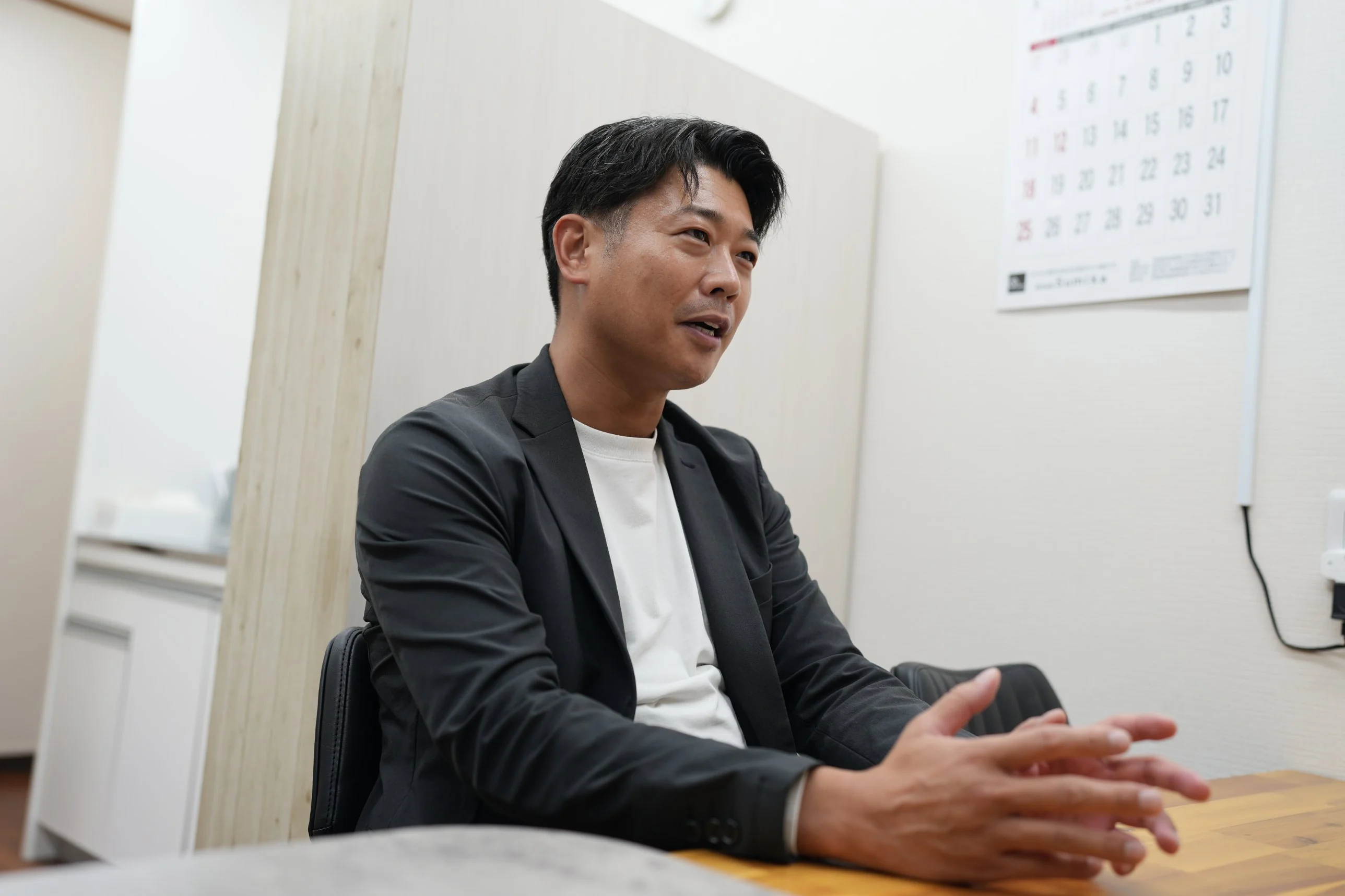 平方様のインタビュー最中のご様子