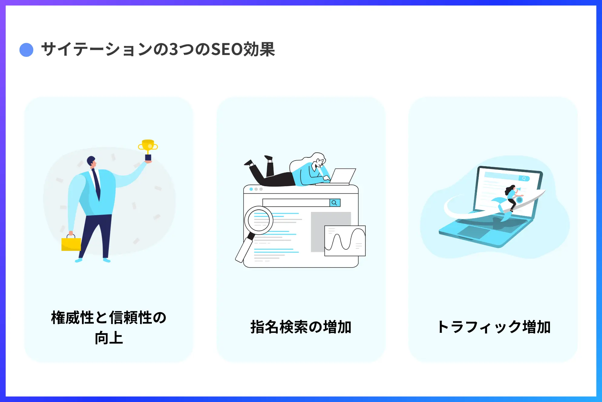 サイテーションの3つのSEO効果