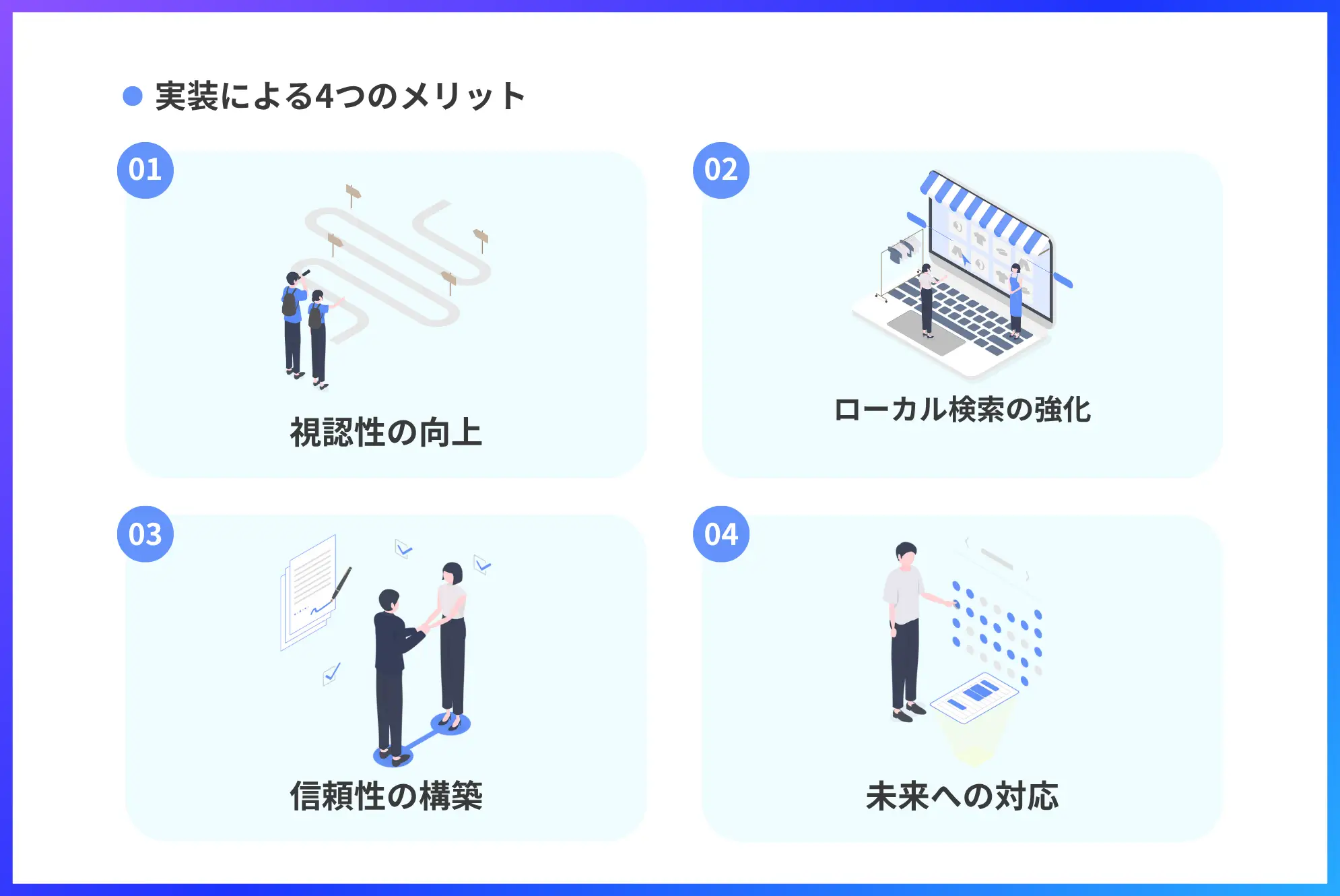 構造化マークアップ実装による4つのメリット